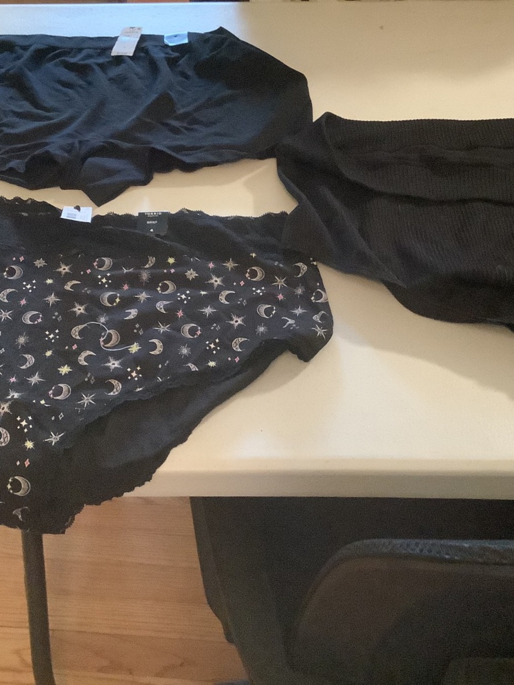 NWT Torrid ladies panties. Two are size 4 (4x) and one pair is size 3 (3x)